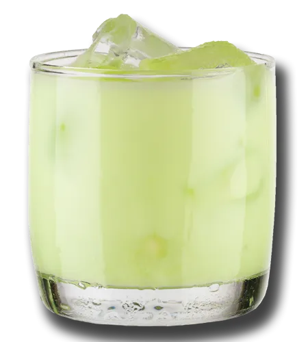 Shot Likör mit Milch